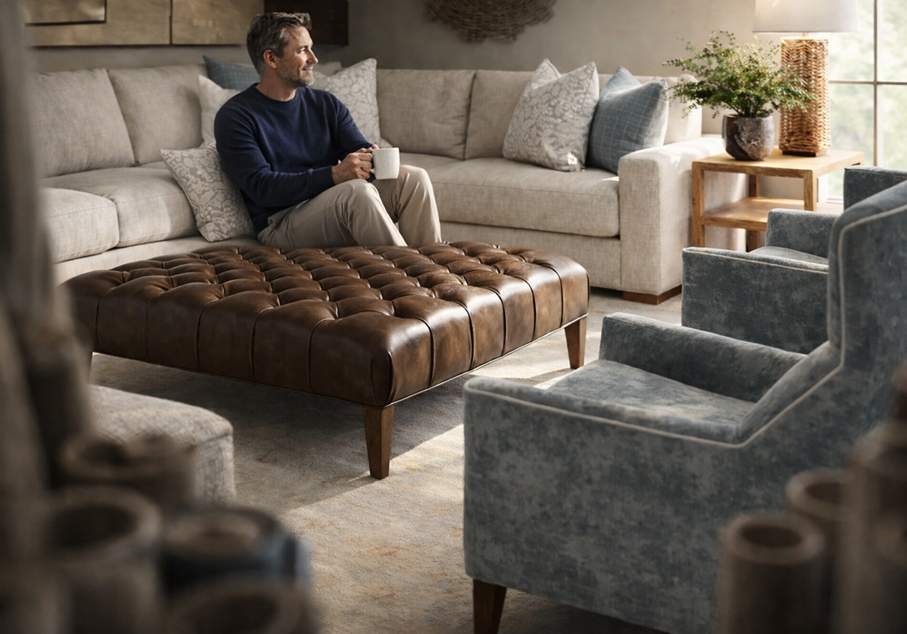 Professional furniture upholstery